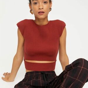 BNWOT Wilfred Cut Out Knit Top